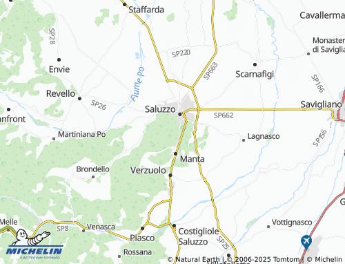 MICHELIN La Creusa map - ViaMichelin