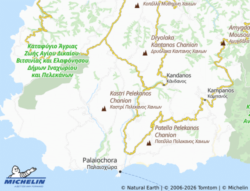 MICHELIN Grigoriana map - ViaMichelin