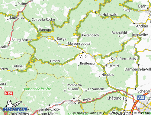 MICHELIN Bassemberg map - ViaMichelin