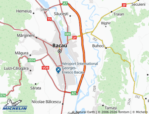 Mappa MICHELIN Letea Veche - ViaMichelin