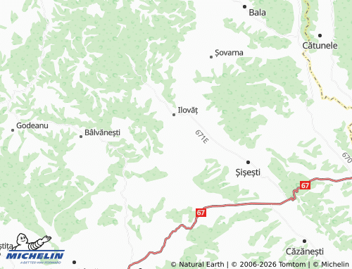 Mapa MICHELIN Racova - ViaMichelin
