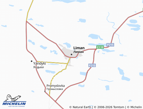 MICHELIN-Landkarte Liman - ViaMichelin