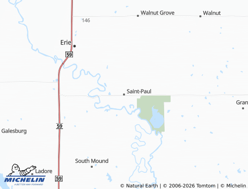 Mappa MICHELIN Saint-Paul - ViaMichelin