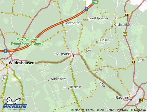 MICHELIN Harpstedt map - ViaMichelin