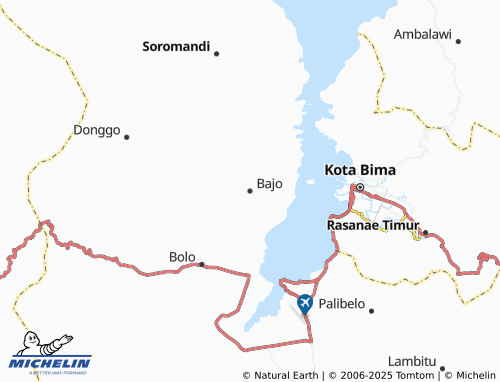 MICHELIN Bajo map - ViaMichelin