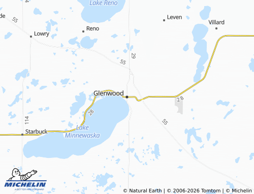Carte MICHELIN Glenwood - ViaMichelin