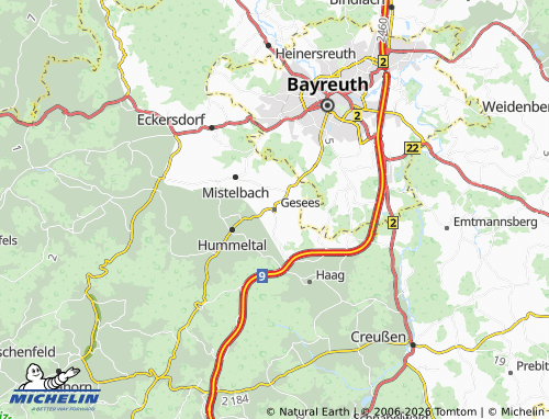 Mappa MICHELIN Gesees - ViaMichelin