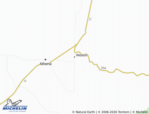 Mapa MICHELIN Weston - ViaMichelin