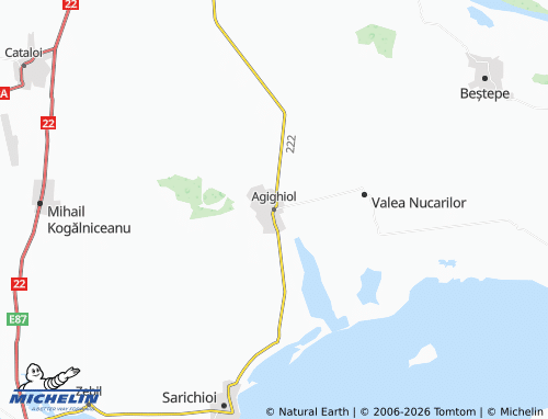 Mapa MICHELIN Agighiol - ViaMichelin