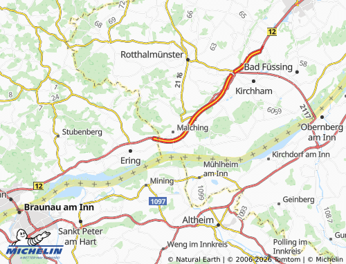 Mapa MICHELIN Malching - ViaMichelin
