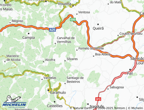 MICHELIN-Landkarte Souto Bom - ViaMichelin