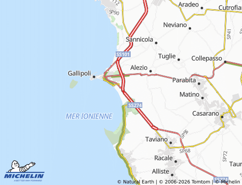 Mapa MICHELIN Baia Verde - ViaMichelin