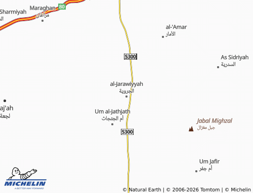 Kaart MICHELIN al-Jarawiyyah - ViaMichelin
