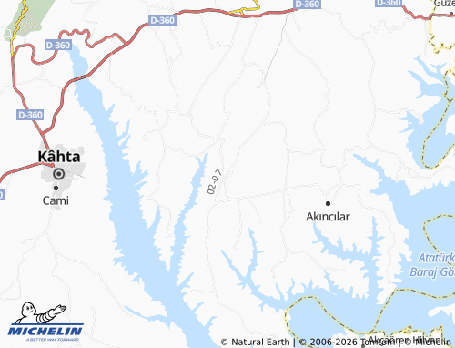 MICHELIN Göçeri map - ViaMichelin