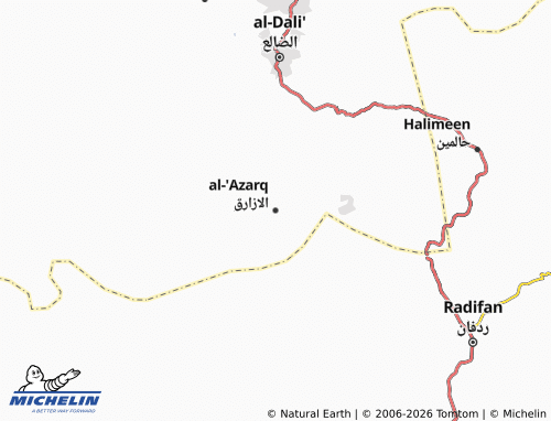 Mappa MICHELIN al-'Azarq - ViaMichelin