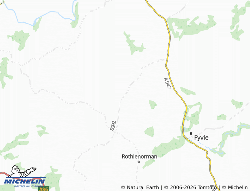 Carte MICHELIN Kirkton of Auchterless - ViaMichelin