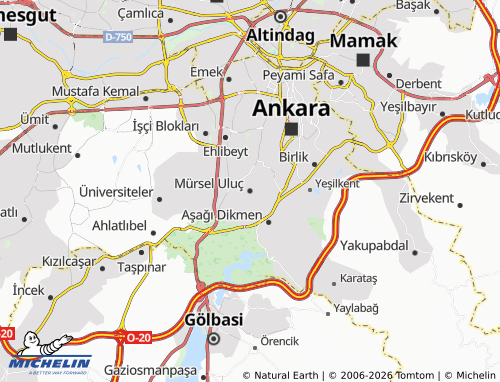 Mappa MICHELIN Mürsel Uluç - ViaMichelin