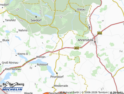 MICHELIN Gnissau map - ViaMichelin