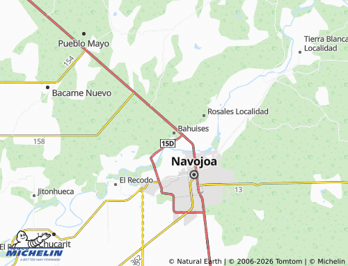 MICHELIN Bahuises map - ViaMichelin