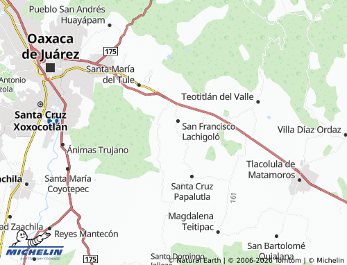 Mappa MICHELIN Santa María Guelacé - ViaMichelin