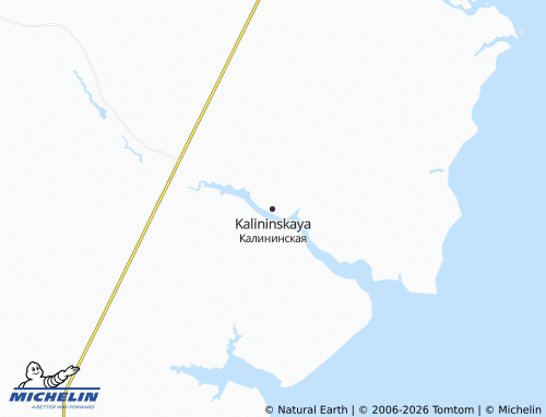 MICHELIN-Landkarte Kalininskaya - ViaMichelin