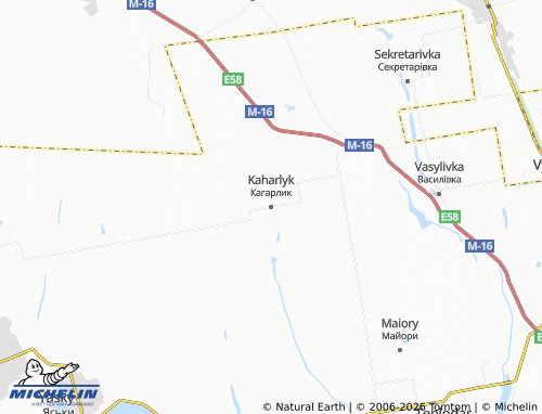 Mapa MICHELIN Kaharlyk - ViaMichelin