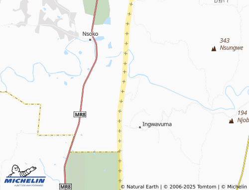 MICHELIN Lindizwe map - ViaMichelin