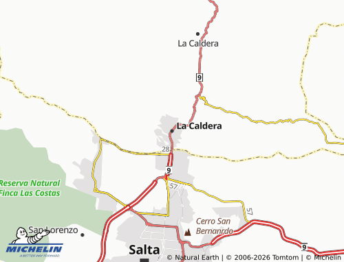Mappa MICHELIN La Caldera - ViaMichelin