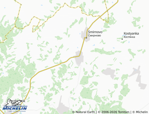 MICHELIN-Landkarte Alemayevo - ViaMichelin