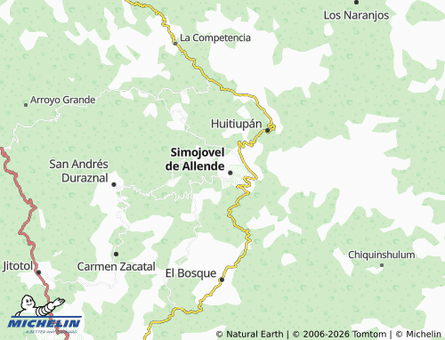 MICHELIN Monte Sinaí map - ViaMichelin