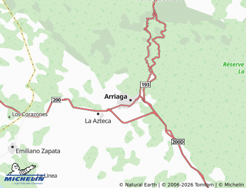 MICHELIN Santa Lucía map - ViaMichelin