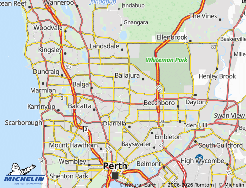 MICHELIN Mirrabooka map - ViaMichelin