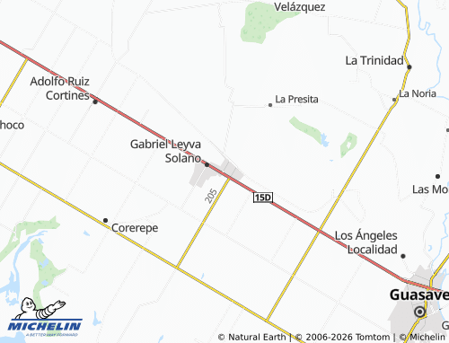 Carte MICHELIN Benito Juárez - ViaMichelin