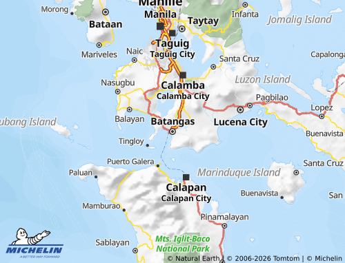 Mappa MICHELIN Batangas - ViaMichelin