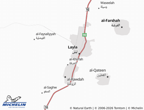 Carte MICHELIN al-Sina'iyyah - ViaMichelin