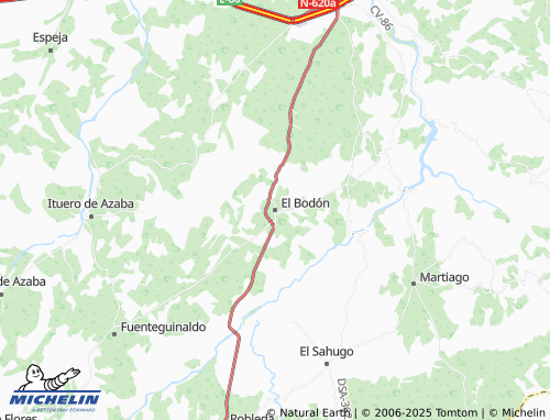 MICHELIN El Bodón map - ViaMichelin