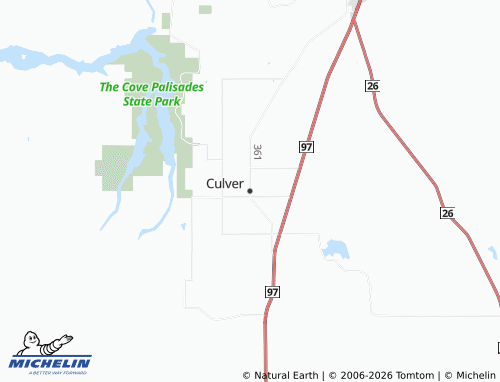 Mapa MICHELIN Culver - ViaMichelin