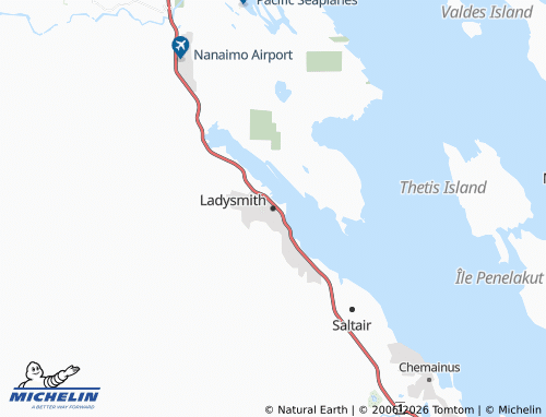 Carte MICHELIN Ladysmith - ViaMichelin