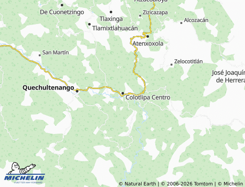MICHELIN-Landkarte Colotlipa Centro - ViaMichelin