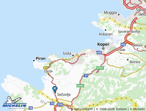 Mappa MICHELIN Isola - ViaMichelin
