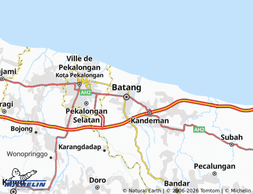 MICHELIN-Landkarte Batang - ViaMichelin