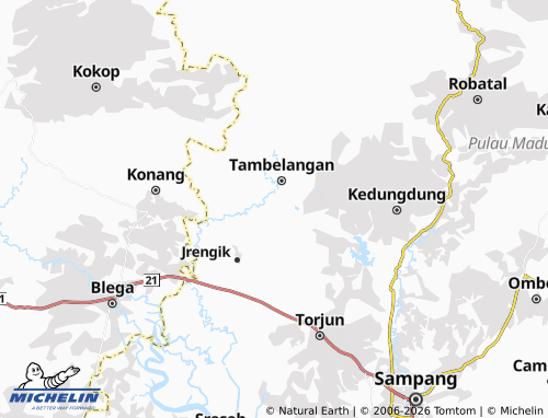 MICHELIN Samaran map - ViaMichelin