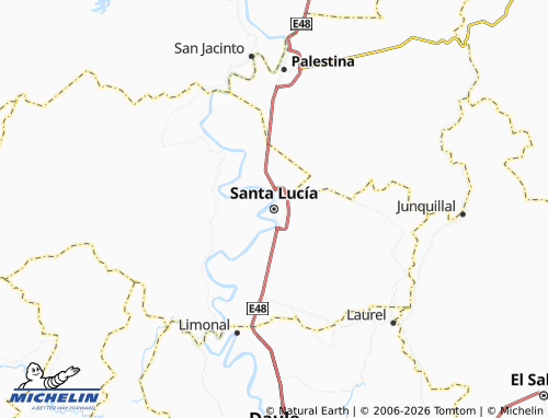 Mapa MICHELIN Santa Lucía - ViaMichelin