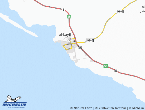 Mapa MICHELIN Raqm 5 - ViaMichelin
