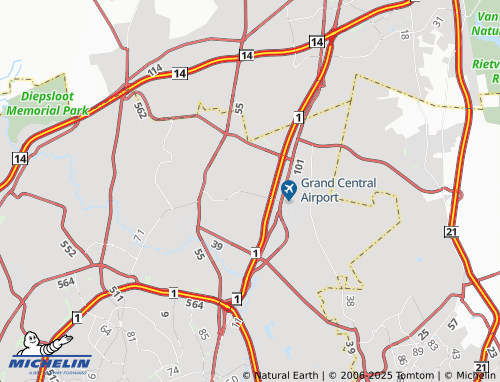 MICHELIN Erand Agricultural Holdings map - ViaMichelin