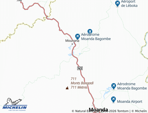 MICHELIN Grand Massango map - ViaMichelin