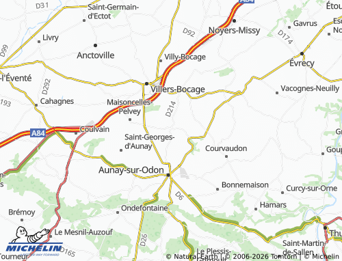 Carte MICHELIN Longvillers - ViaMichelin