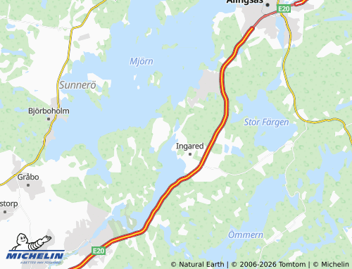 Carte MICHELIN Sundet - ViaMichelin