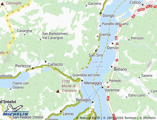 Mapa MICHELIN Plesio - ViaMichelin