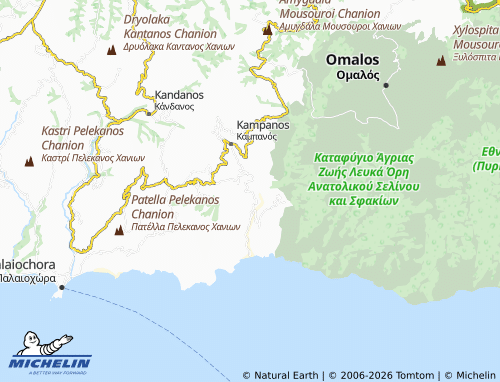 MICHELIN Moni map - ViaMichelin